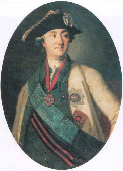 Carl Gustav Carus Portrait of Alexei Orlov oil painting image